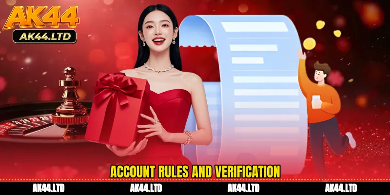 Account rules and verification