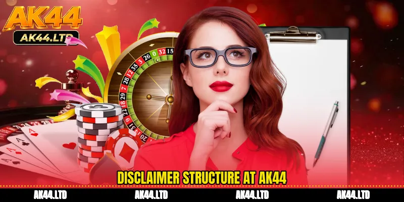 Disclaimer structure at AK44