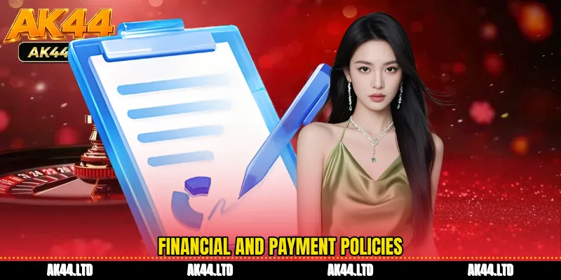 Financial and payment policies
