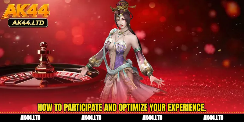 How to participate and optimize your experience