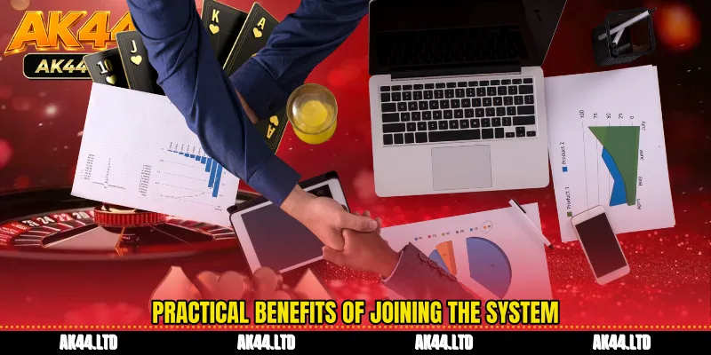 Practical benefits of joining the system