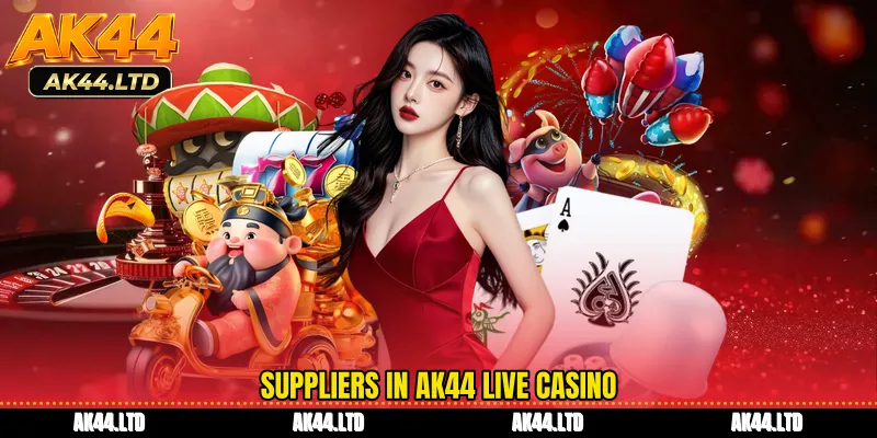 Suppliers in AK44 Live Casino